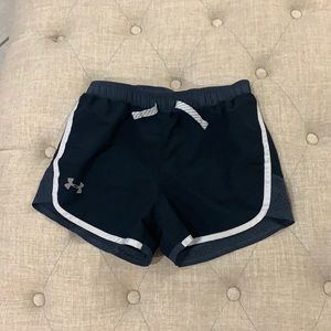 Black under amor shorts
